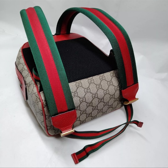 Gucci Backpack with Dog Motif - Pink and Red - Picture 2 of 10